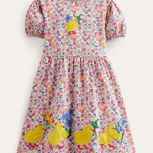 NWT Mini Boden Jersey Logo Dress